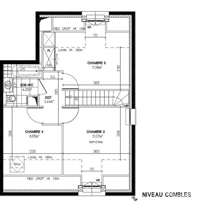 Appartement F5 à vendre - 5 pièces - 100.0 m2 - VERSAILLES - 78 - ILE-DE-FRANCE - Century 21 Fels Immobilier